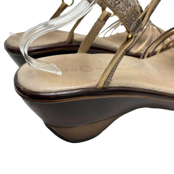 JAMBU KYIOCT11 Genuine Leather Strappy Ankle Strap Braided Sandals Clogs Shoes 9 - Picture 5 of 16